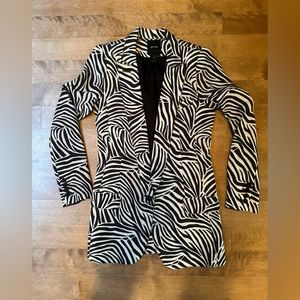 Smythe animal print blazer